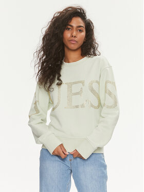 Guess Guess Sweatshirt Vintage Logo W4GQ10 KC8I0 Gelb Relaxed Fit
