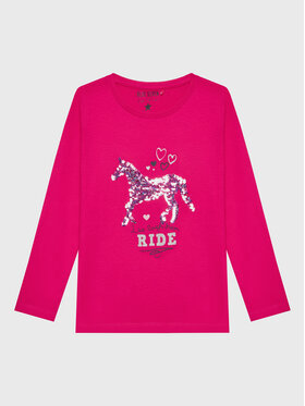 Blue Seven Blue Seven Bluzka 750692 Różowy Regular Fit