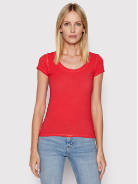 Guess Guess T-Shirt W2GI52 KA0Q1 Czerwony Slim Fit