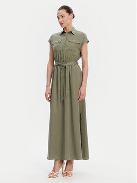 Gaudi Gaudi Hemdkleid 511BD15003 Khakifarben Regular Fit