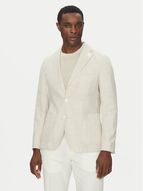 BOSS BOSS Marynarka C-Hanry-252 50540742 Écru Slim Fit