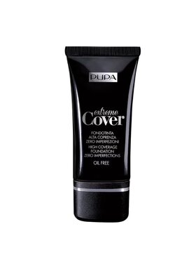 pupa milano pupa milano Extreme Cover Foundation kryjący podkład do twarzy 030 Light Sand 30ml Podkład czarny