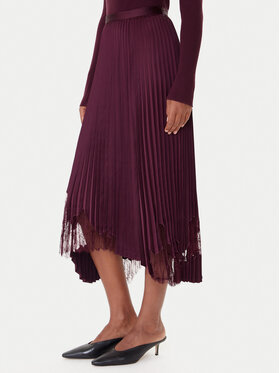 BOSS BOSS Plisuotas sijonas Velacey 50546594 Violetinė Regular Fit