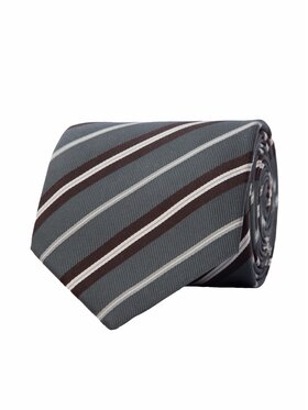 ELSNER ELSNER Krawat JEDWAB ŻAKARD A0024 Zielony