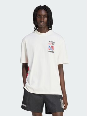 adidas adidas Koszulka techniczna 165582 Biały Regular Fit