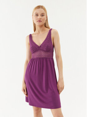 Triumph Triumph Nočná košeľa Aura Spotlight 10216543 Fialová Regular Fit