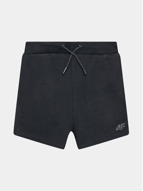 4F 4F Pantaloni scurți sport 4FJSS23TSHOM048 Negru Regular Fit