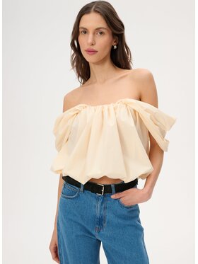 LEBRAND LEBRAND Top Yena Żółty jasny Regular Fit