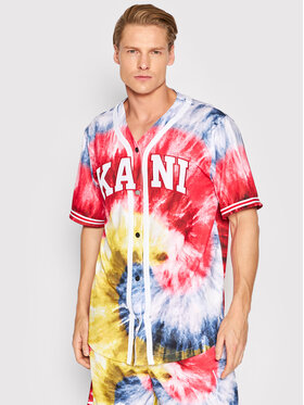 Karl Kani Karl Kani T-shirt Serif Tie Dye Baseball 6033309 Šarena Regular Fit