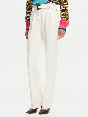 Versace Jeans Couture Versace Jeans Couture Spodnie materiałowe 78HAA111 Biały Straight Fit