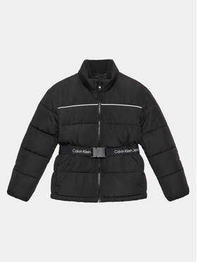 Calvin Klein Jeans Calvin Klein Jeans Žieminė striukė Logo Tape IG0IG02057 Juoda Regular Fit