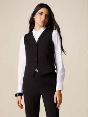 Oltre Oltre Giacca di transizione L031R100063N033 Nero Slim Fit