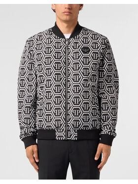 PHILIPP PLEIN PHILIPP PLEIN Bundy bomber 31472 Čierna Regular Fit