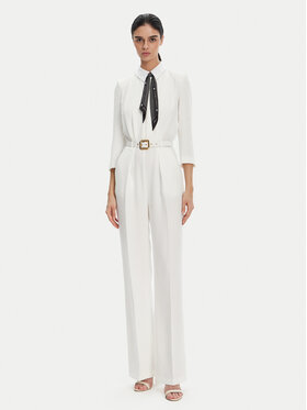 Elisabetta Franchi Elisabetta Franchi Salopetă TU-047-52E2 Alb Regular Fit