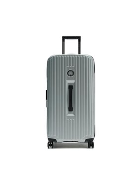 Delsey Delsey Голям твърд куфар Sucurtime Zip 00217381811 Сив