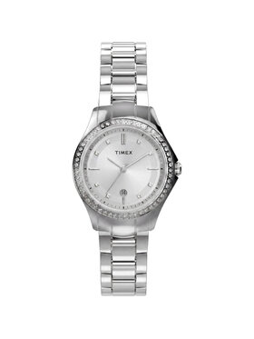 Timex Timex Zegarek TW6A04500 Srebrny