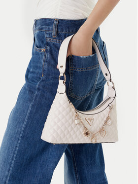 Guess Guess Handtasche Everlee HWEG86 79180 Écru