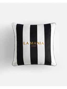 La Mania La Mania Poduszka dekoracyjna Stripes Luxury Czarny