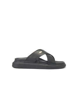 Australia Luxe Australia Luxe Klapki Leanna Nappa Czarny