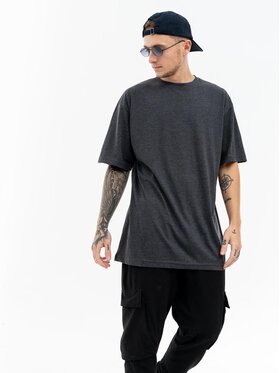 Urban Classics Urban Classics T-Shirt Koszulka Z Krótkim Rękawem Męska Ciemna Szara Urban Classics TB006 L Szary Oversize