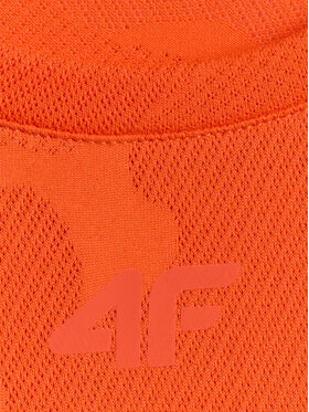 4F 4F Koszulka techniczna ATHLETIC Pomarańczowy Regular Fit