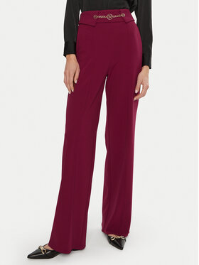Rinascimento Rinascimento Hlače iz tkanine CFC0120004003 Bordo rdeča Regular Fit