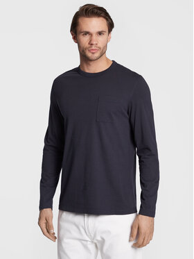 s.Oliver s.Oliver Longsleeve 2119204 Granatowy Regular Fit
