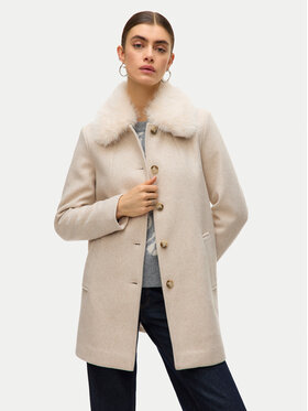 Vero Moda Vero Moda Pārejas mētelis Autumn 10331559 Bēšs Regular Fit
