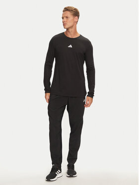 Adidas Donji Dio Trenerke Own The Run IK5024 Crna Regular Fit