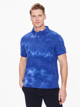 Polo Ralph Lauren Polo Ralph Lauren Тениска с яка и копчета 710890780001 Син Slim Fit