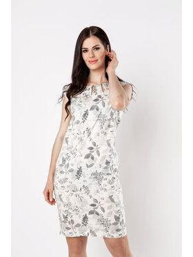 QUIOSQUE QUIOSQUE Sukienka codzienna 4HH008 NEW BIS DRESS Szary Regular Fit