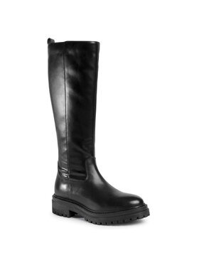 Geox Geox Čižmy vo vojenskom štýle D Iridea C D04HRC 05443 C9999 Čierna