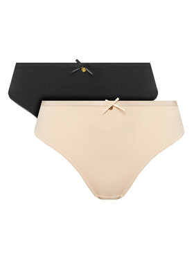 Selmark Selmark Set di 2 culotte classiche 00256 Multicolore