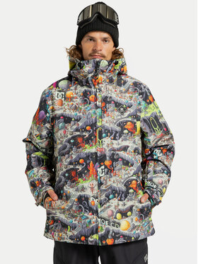 DC Shoes DC Shoes Kurtka narciarska Basic Print ADYTJ03097 Kolorowy Regular Fit