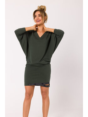 Made of Emotion Made of Emotion Vestito da giorno M732 Verde Premium Fit