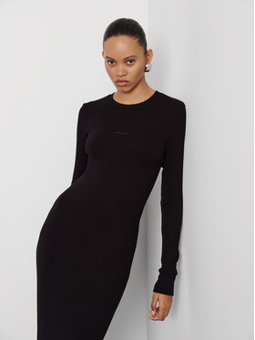 La Mania La Mania Sukienka codzienna LEE Czarny Classic Fit