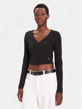 Calvin Klein Jeans Calvin Klein Jeans Kardigán LV047C204G Čierna Regular Fit