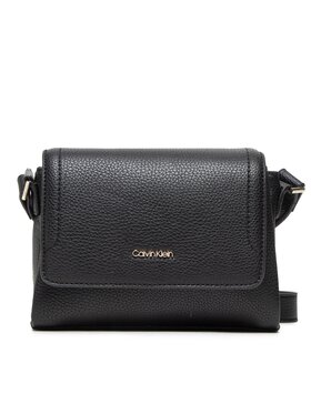 Calvin Klein Calvin Klein Ročna torba Ck Elevated Crossbody W/Flap K60K609850 Črna