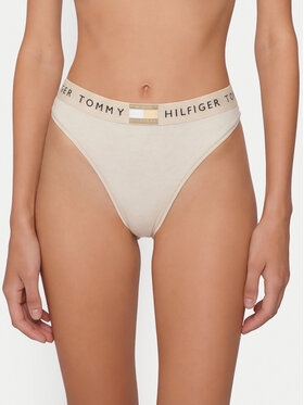 Tommy Hilfiger Tommy Hilfiger Klassischer Damenslip UW0UW06038 Beige