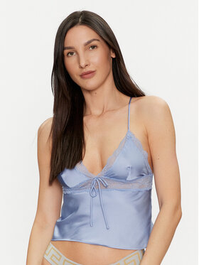 Hunkemöller Hunkemöller Pidžamas krekls Marcela 204993 Zils Regular Fit