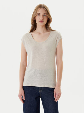 United Colors Of Benetton United Colors Of Benetton Тишърт 37UJE16B1 Бежов Regular Fit