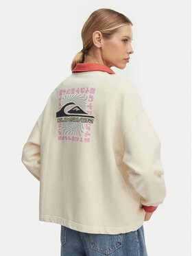 Quiksilver Quiksilver Polar Sungai Block EQWFT03192 Kremowy Oversize