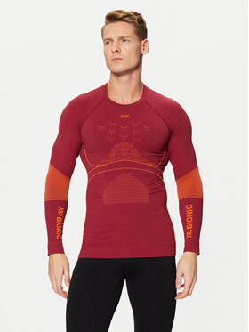 X-Bionic X-Bionic Termo bielizeň vrchné diely Energy Accumulator 4.0 Shirt Lg Sl EA-WT06W19M Bordová Slim Fit