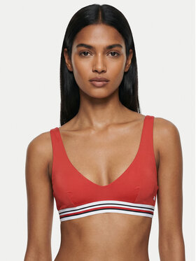 Tommy Hilfiger Tommy Hilfiger Vrchní část bikin Scoop UW0UW06351 Červená