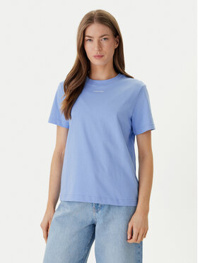 Calvin Klein Calvin Klein T-Shirt 20s Classic Logo LV147C857G Niebieski Regular Fit