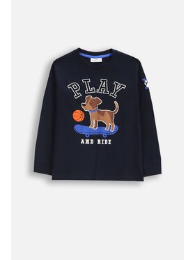 Coccodrillo Coccodrillo T-Shirt ZC5143102ABK-015 Granatowy Regular Fit