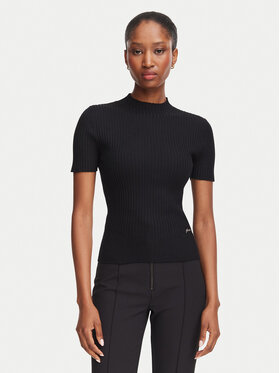 Guess Guess Blúz W6YR23 Z0967 Fekete Slim Fit