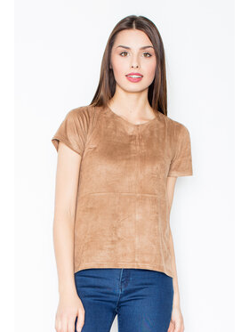 FIGL FIGLFIGL Blusa M458 Marrone Regular Fit