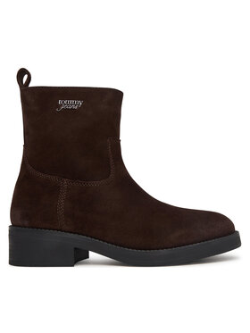 Tommy Jeans Tommy Jeans Čizme Chelsea Boots EN0EN03078 Tamno smeđa