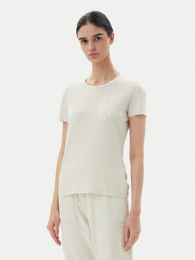 EA7 Emporio Armani EA7 Emporio Armani T-shirt 7W000133 AF10373 U1112 Bež Regular Fit